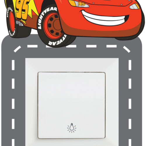 Cars stiker oko prekidaca